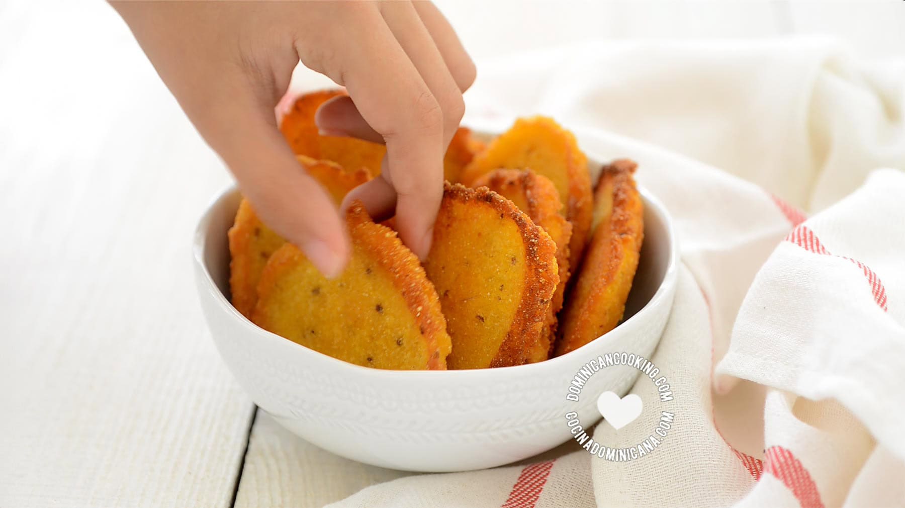 Arepitas de maiz.