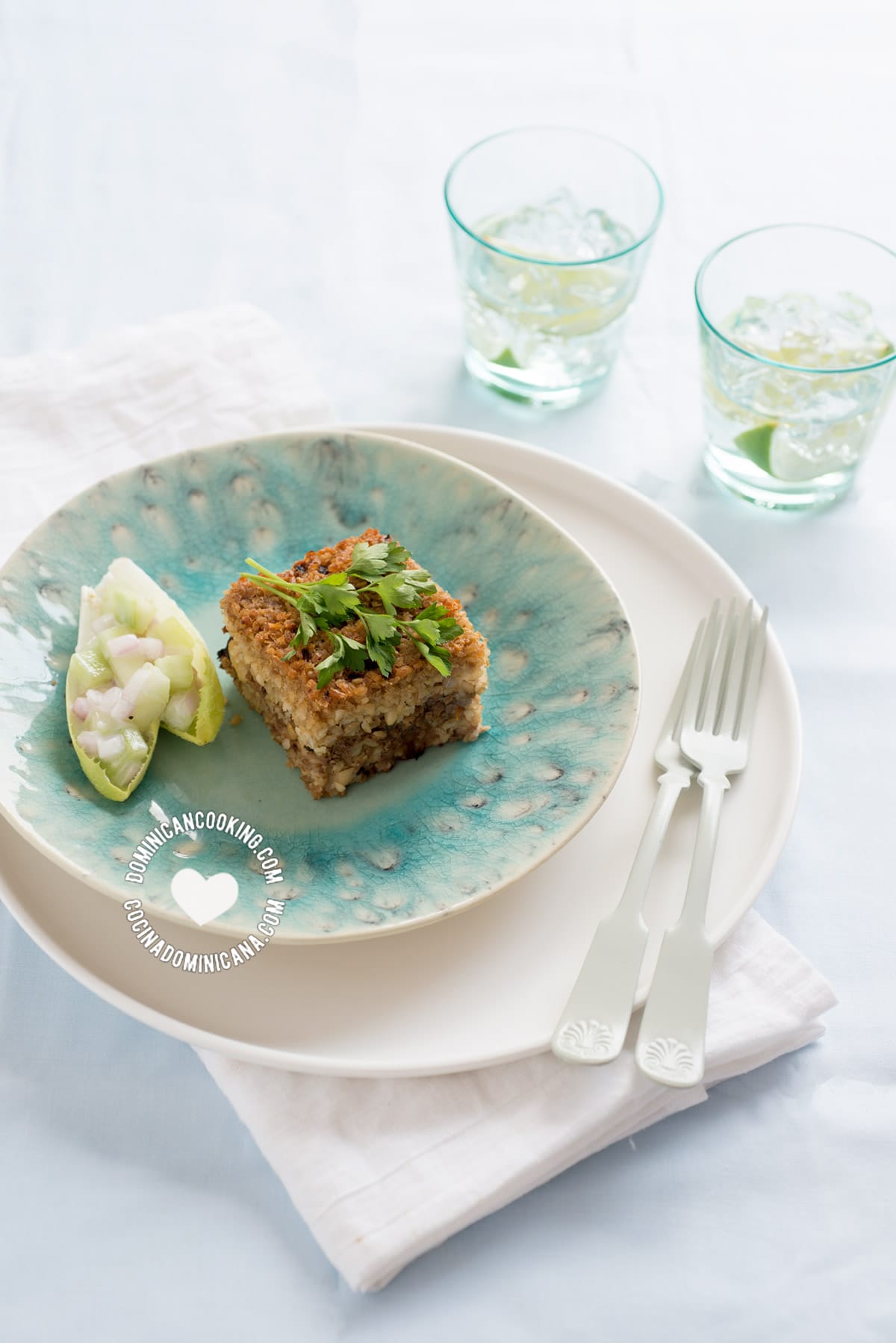 Baked kibbeh.