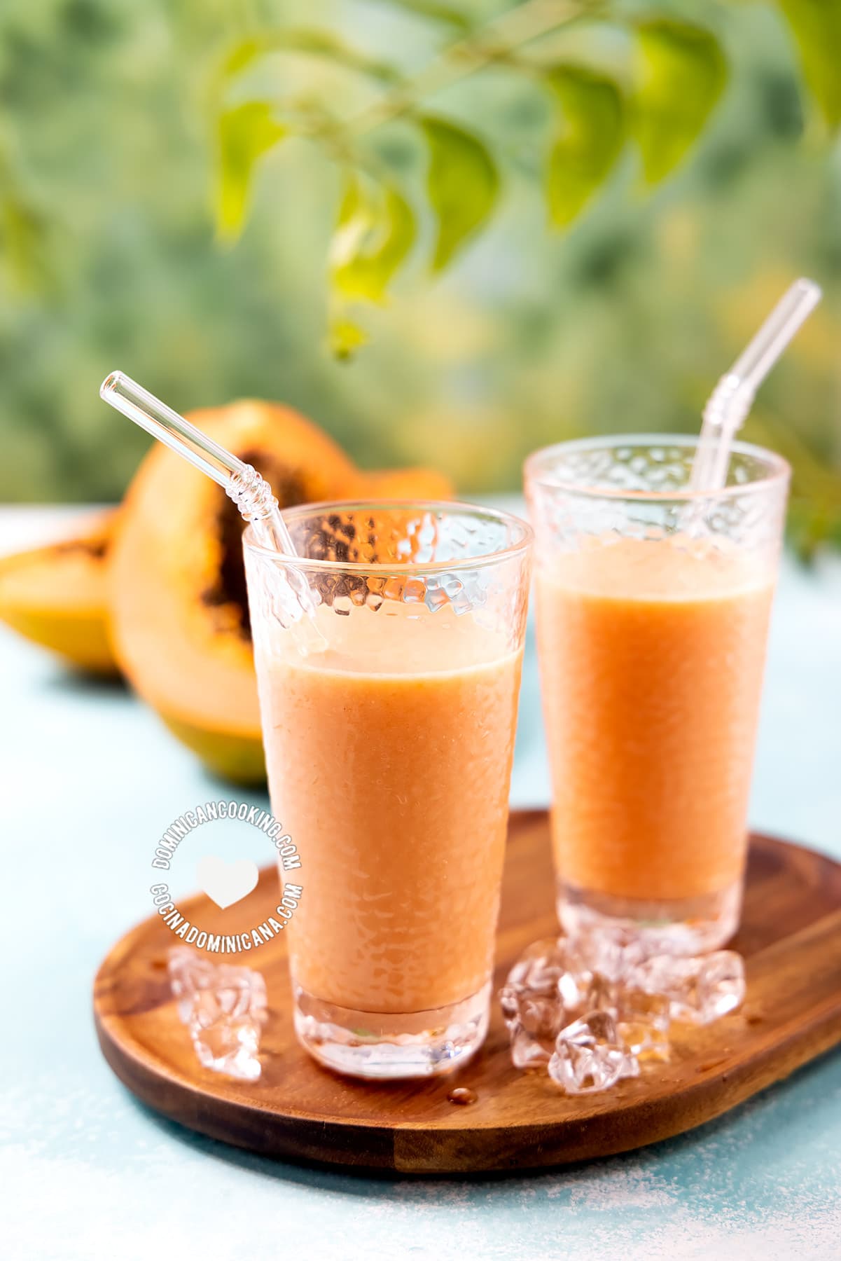 Papaya milkshake.