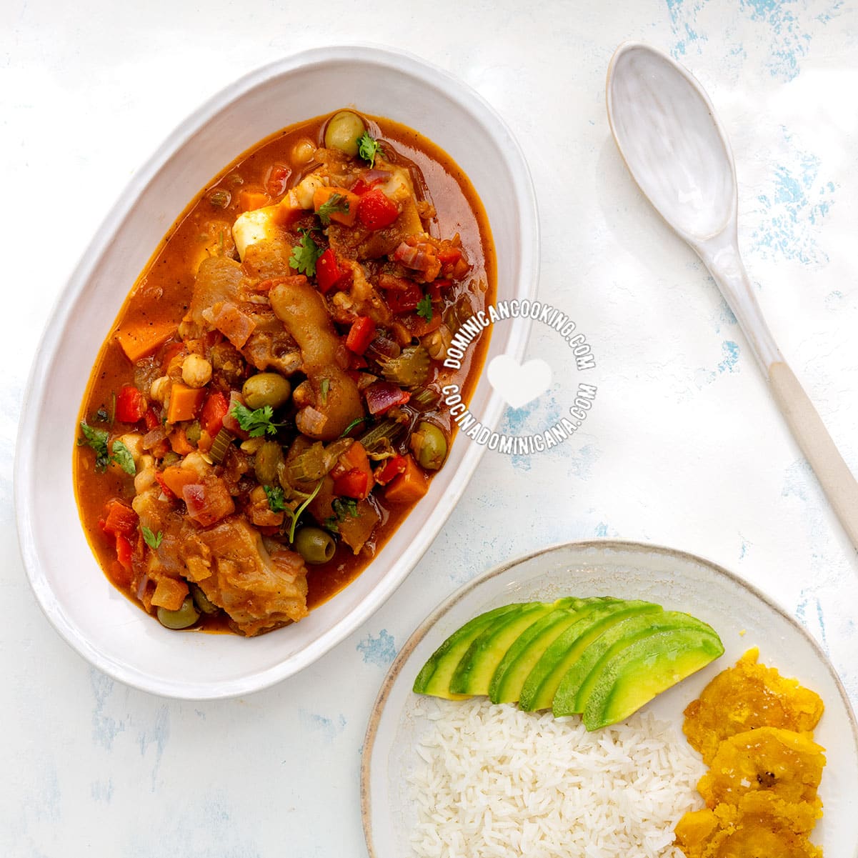 Cocido de paticas (pig feet stew).