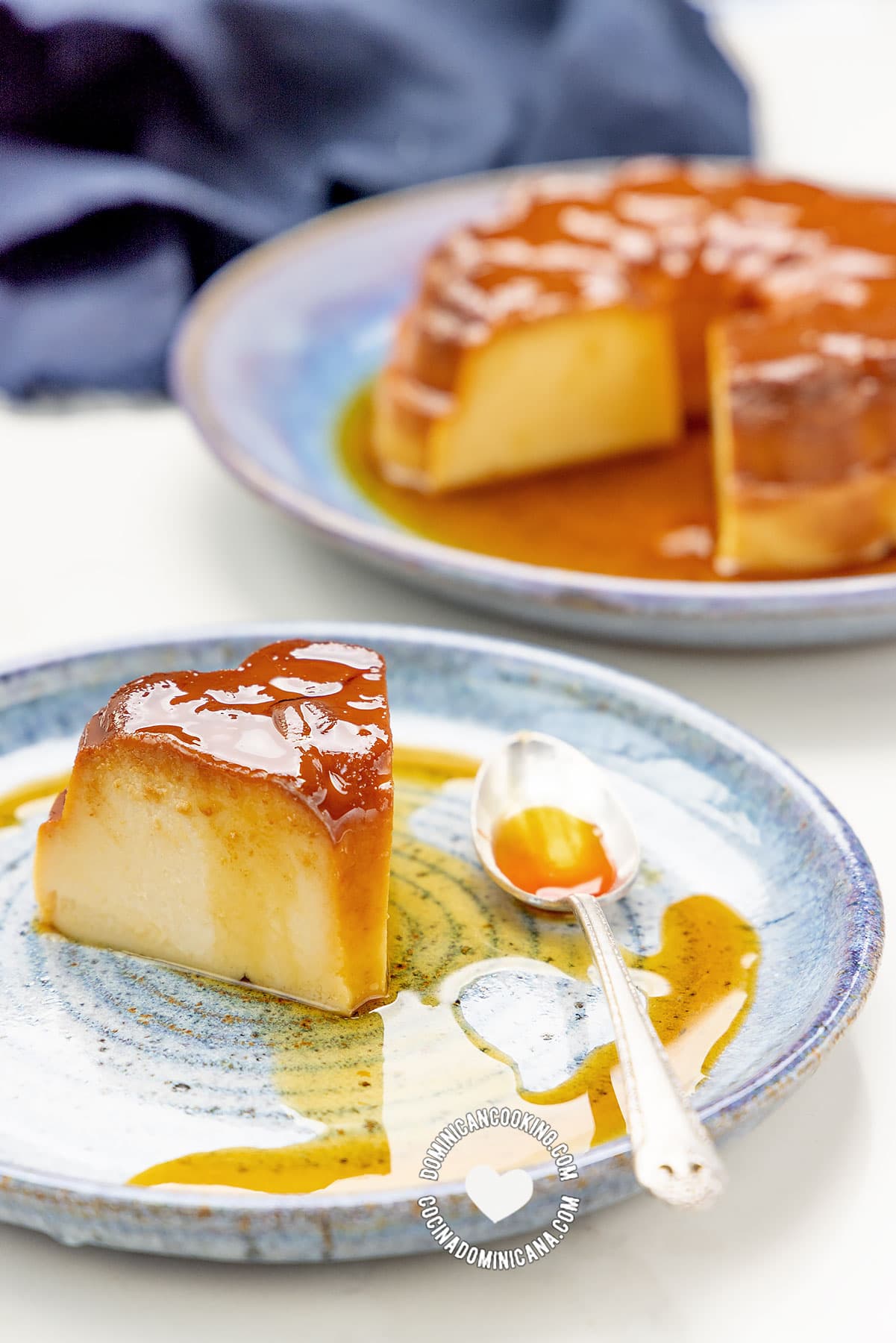 Coffee flan (flan de café).