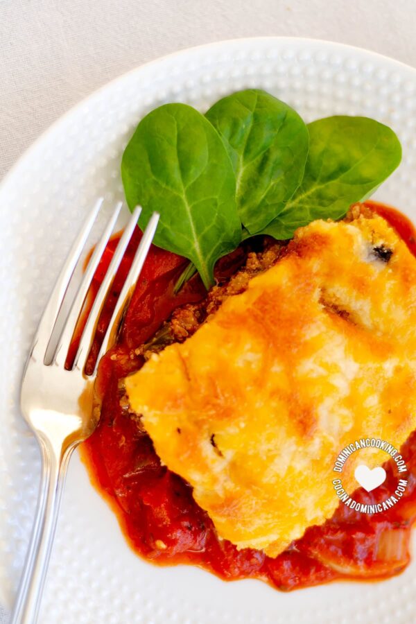 Cornmeal casserole.
