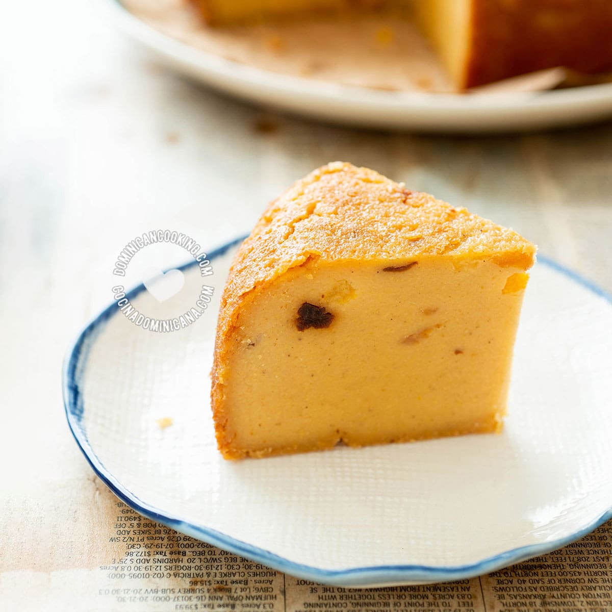 Dominican arepa cake.