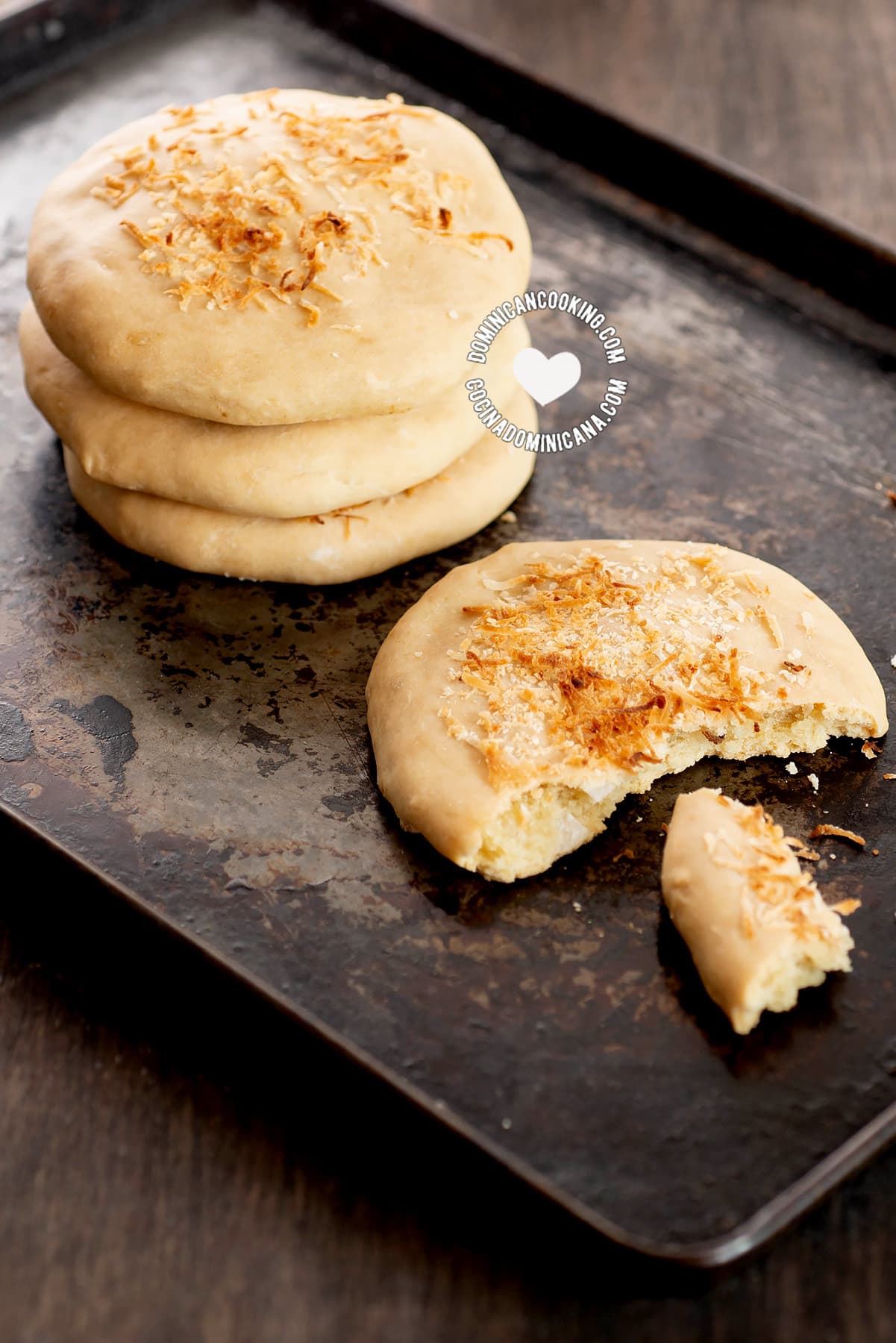 Pan de coco bread.