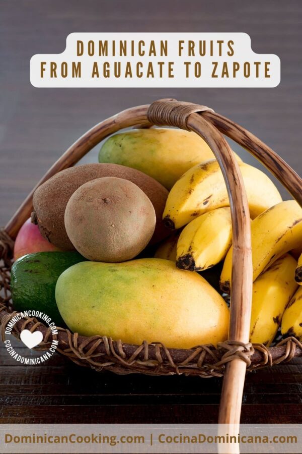 Dominican fruits.