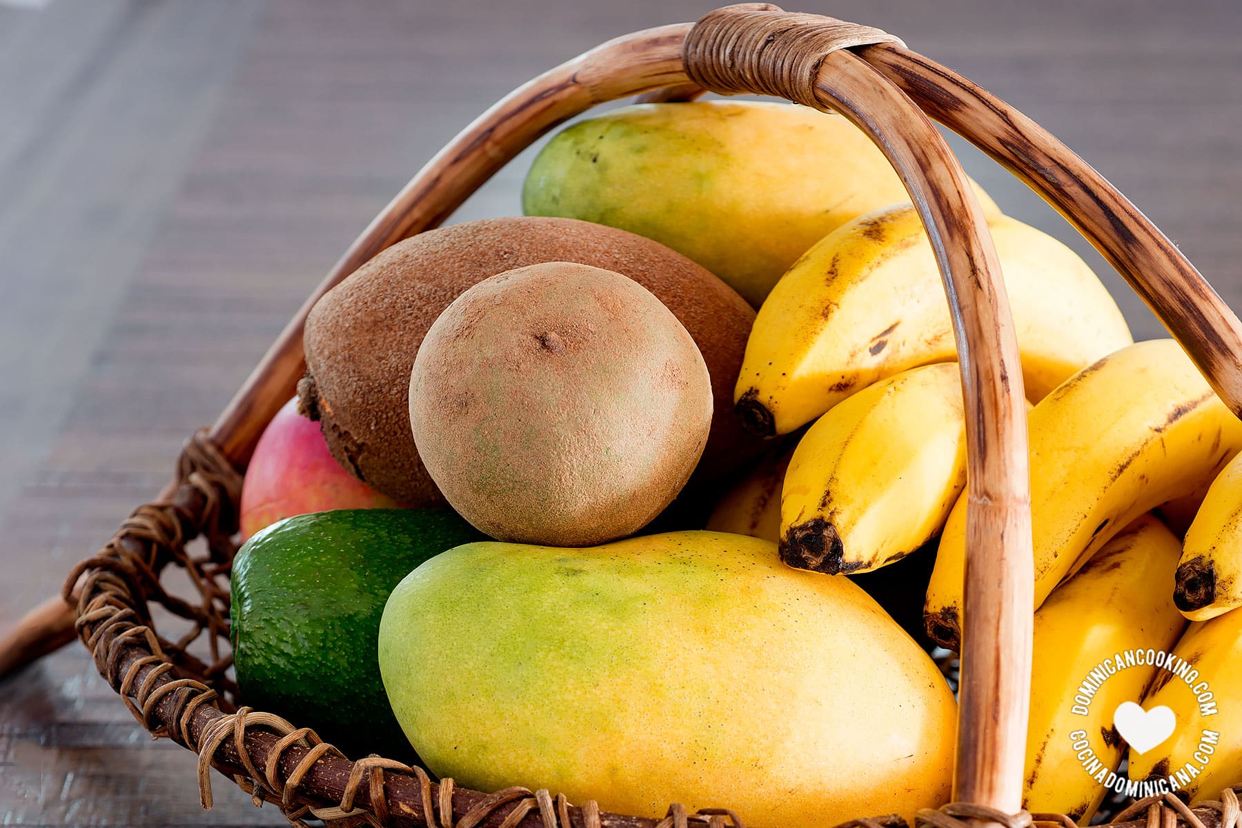 Dominican fruits.
