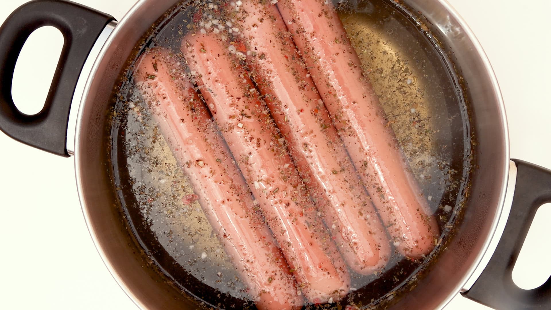 Heating sausages