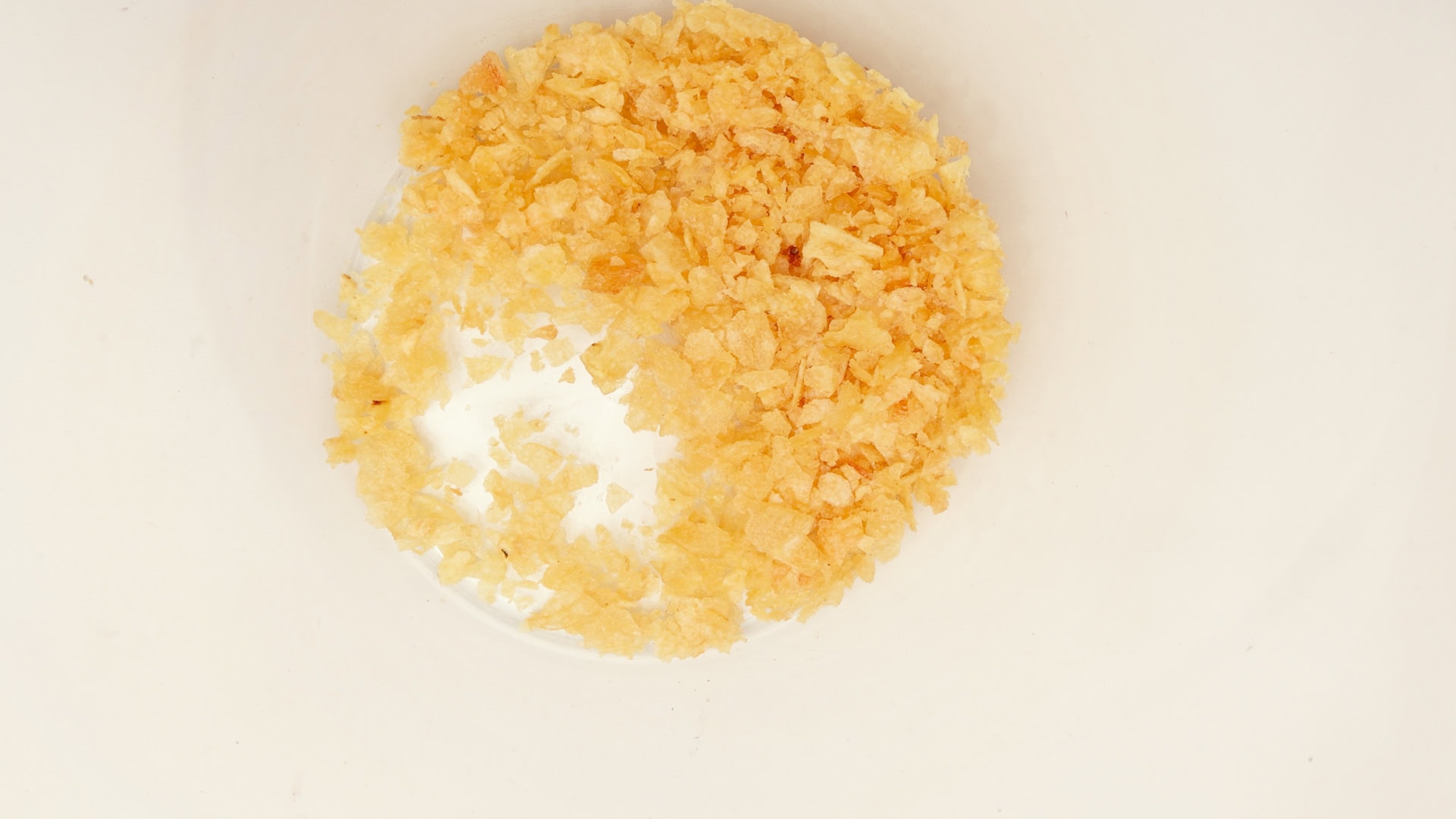 Crushed chips.