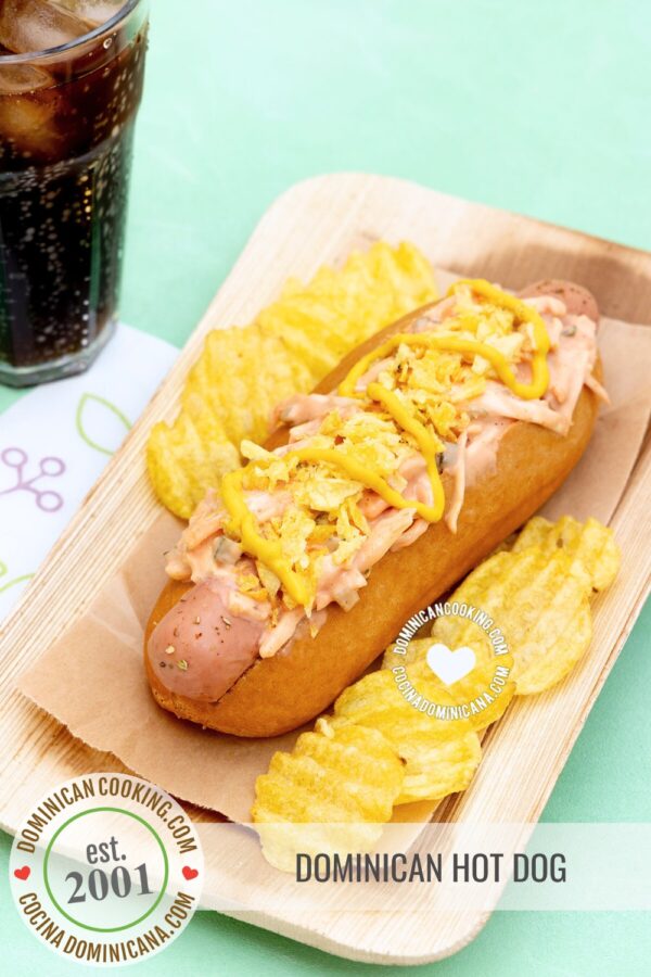 Dominican hot dog.