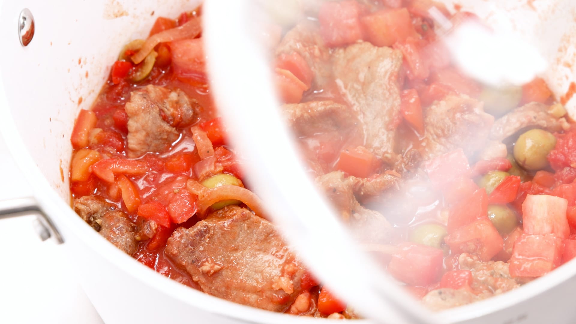 Simmering covered.