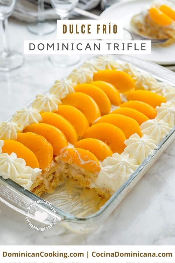 Dulce frío (Dominican trifle) recipe.