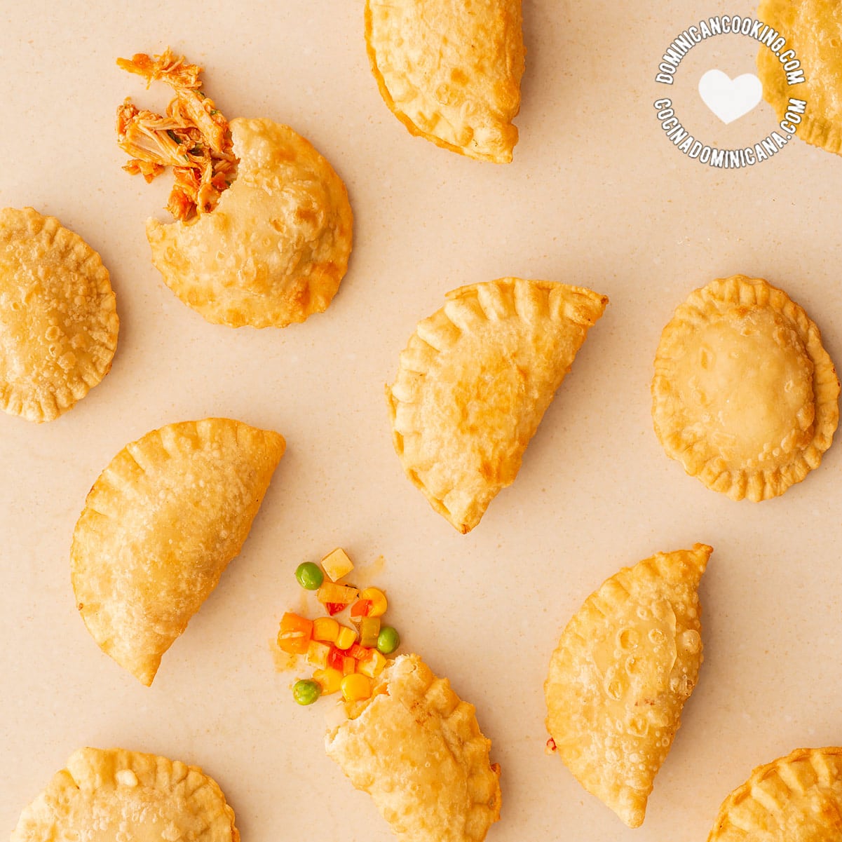 Empanaditas and pastelitos.