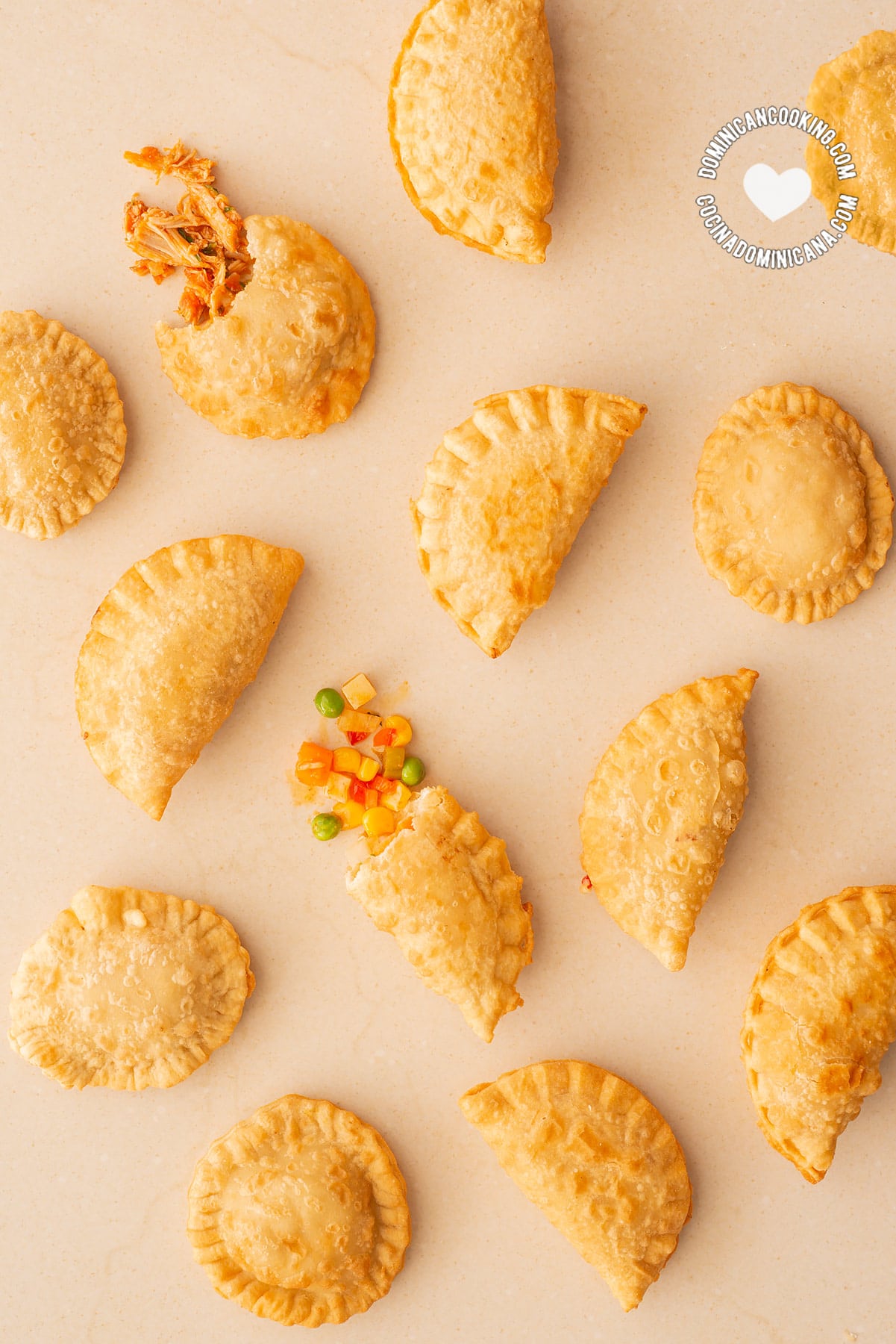 Empanaditas and pastelitos.