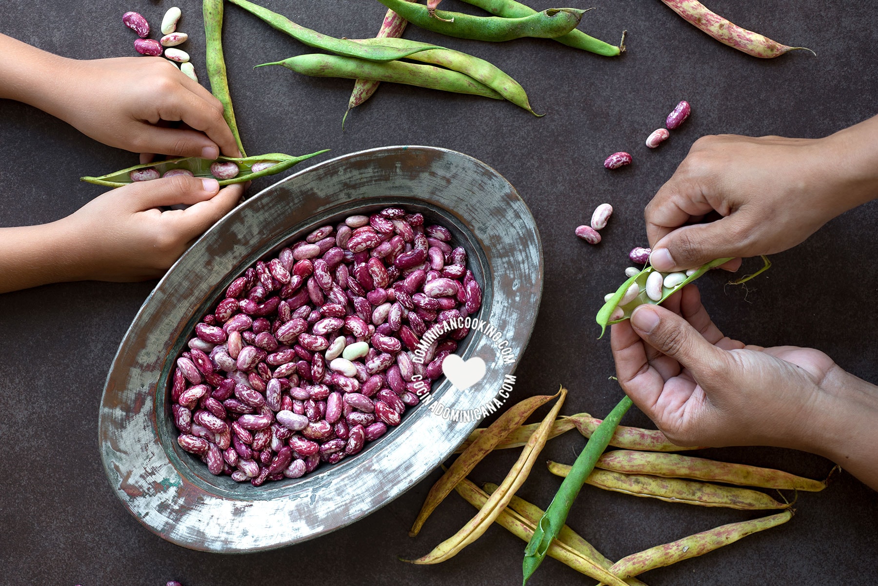 Beans, habichuelas.