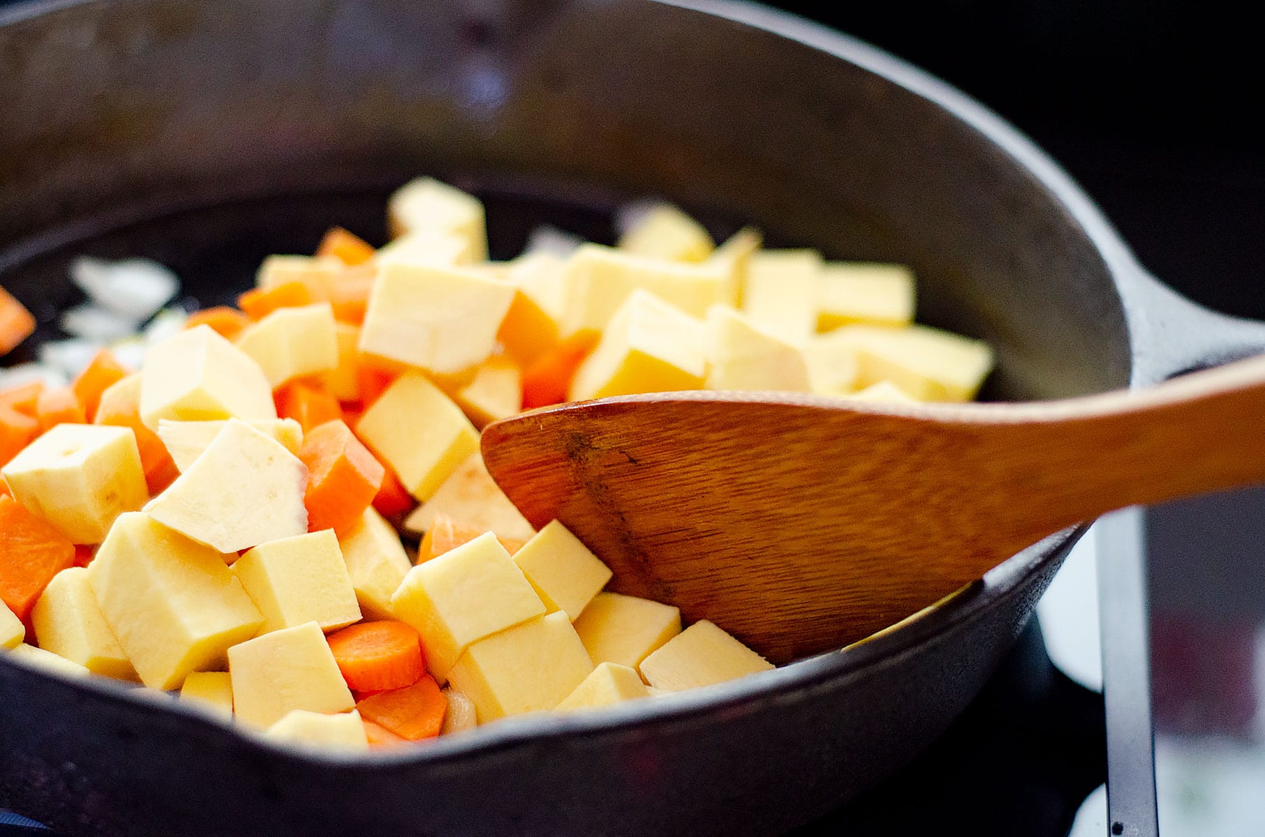 Iron skillet.