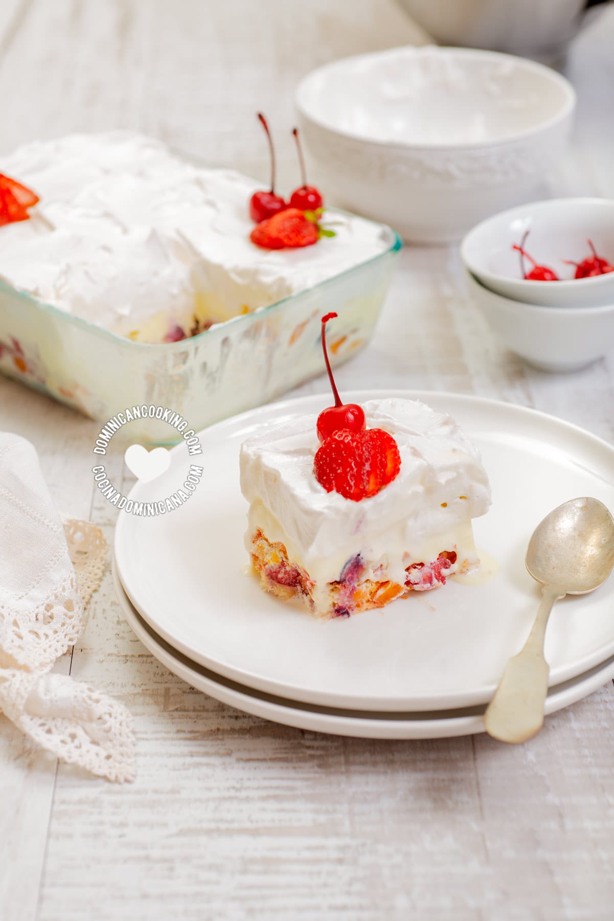 Ice cream trifle.