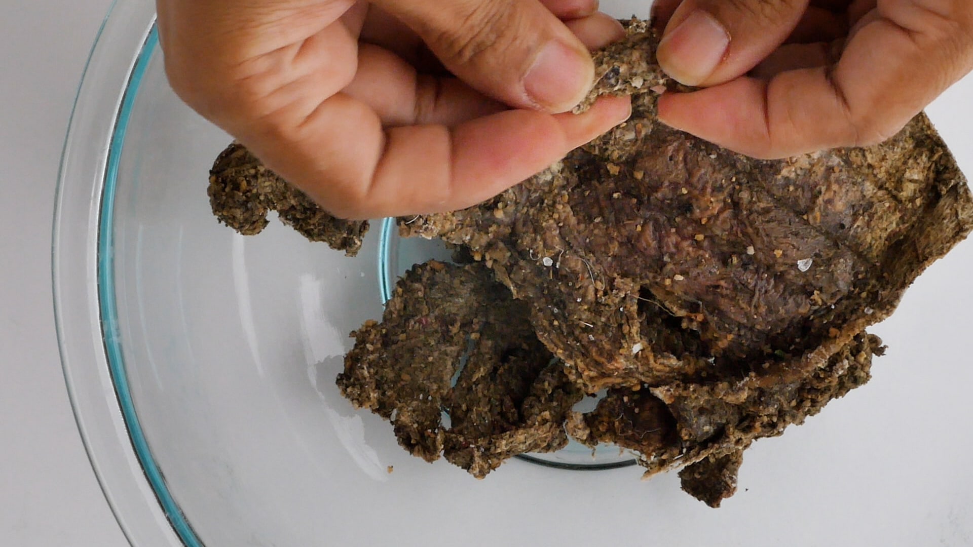 Dry salted meat.