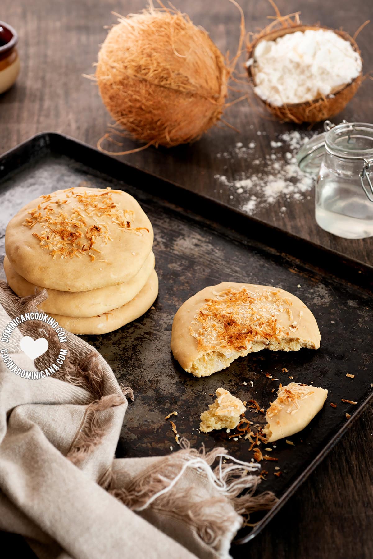 Pan de coco de Samaná.