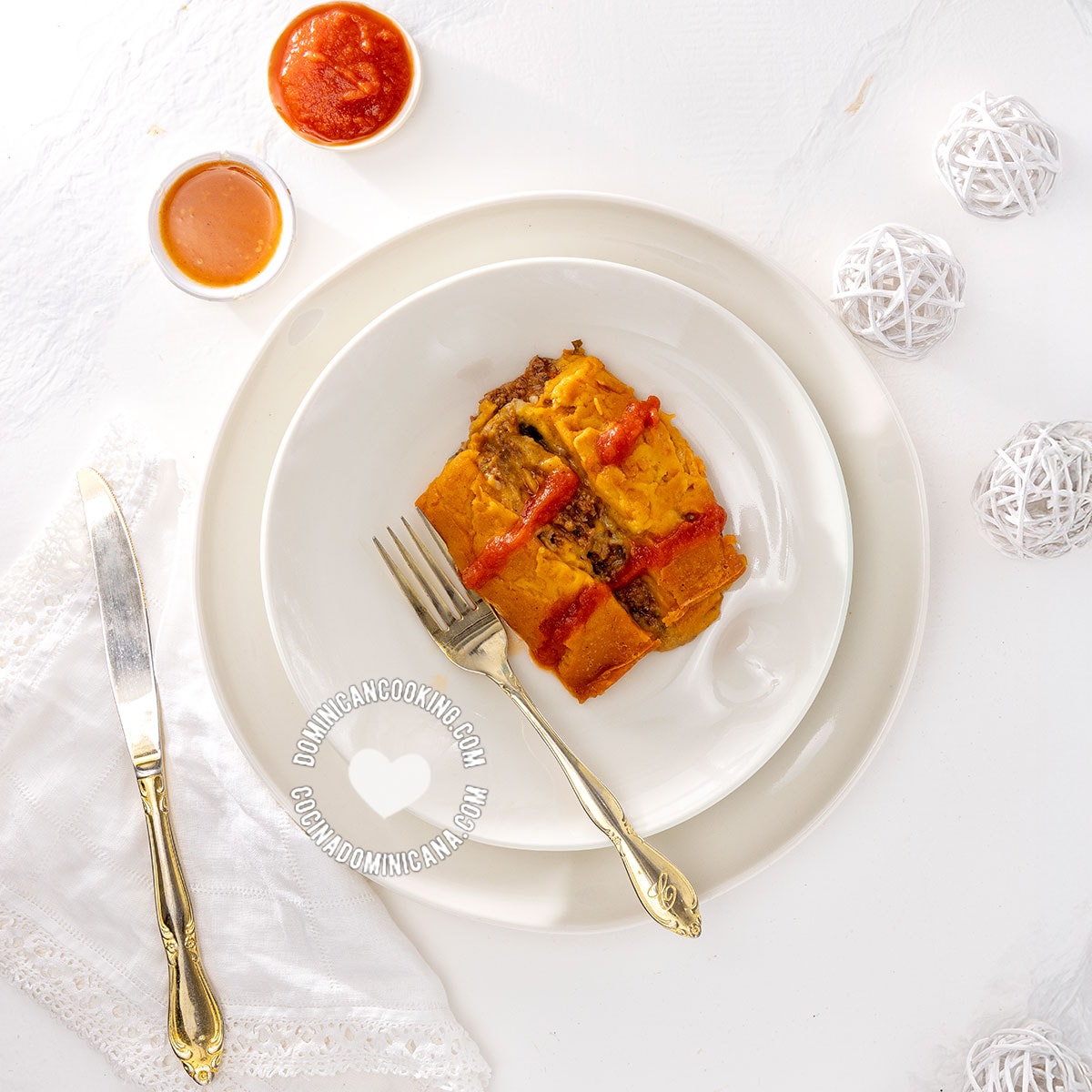 Pasteles al horno.