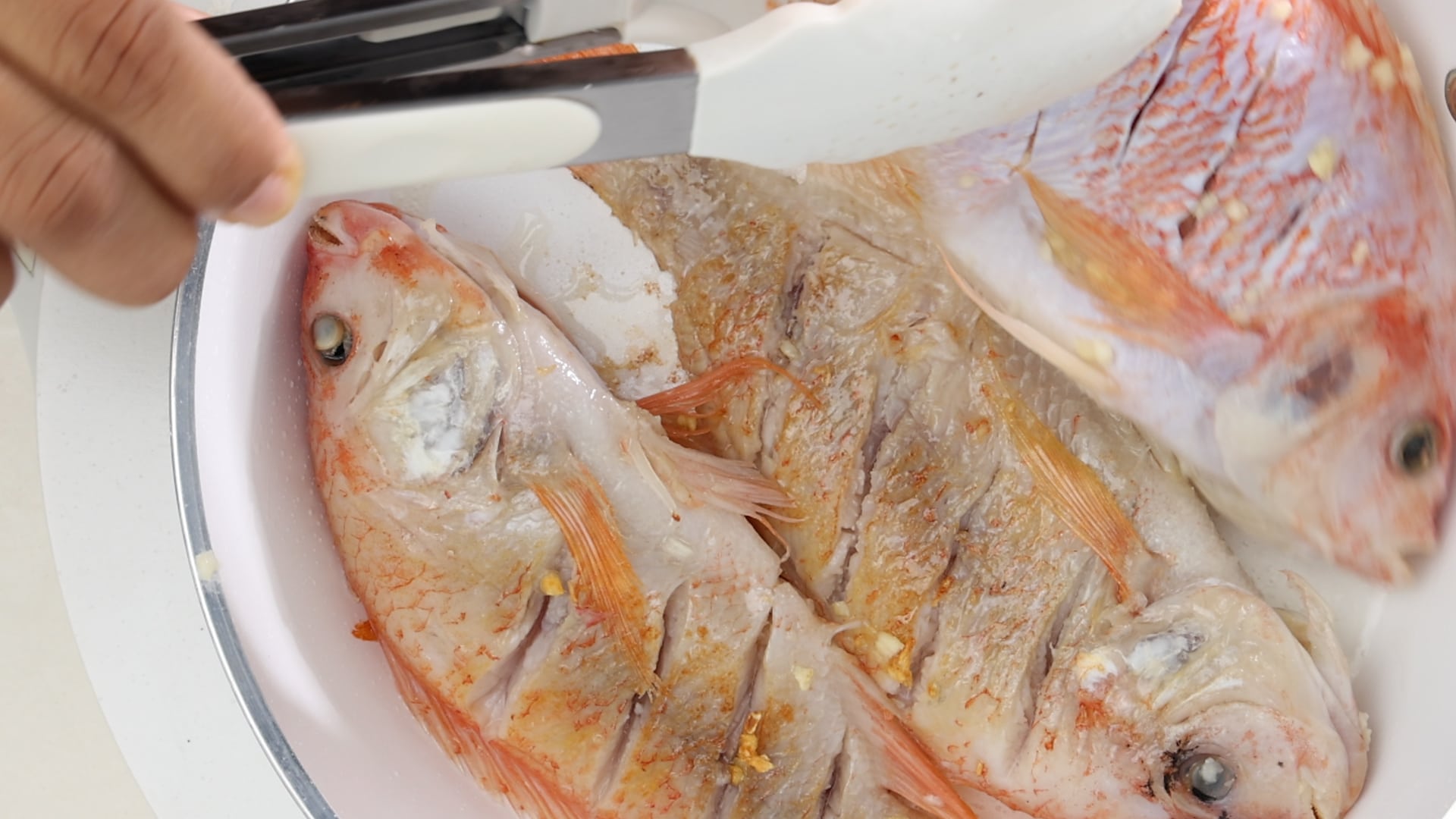 Browning fish.