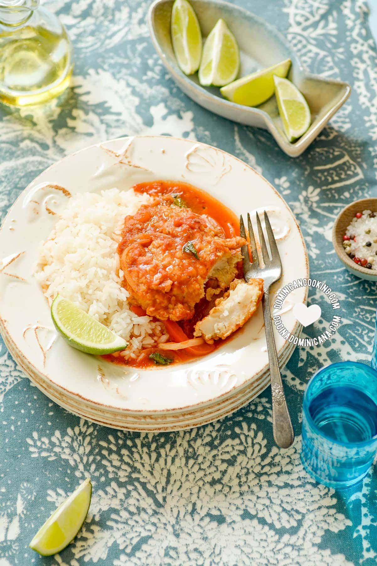 Pescado guisado.