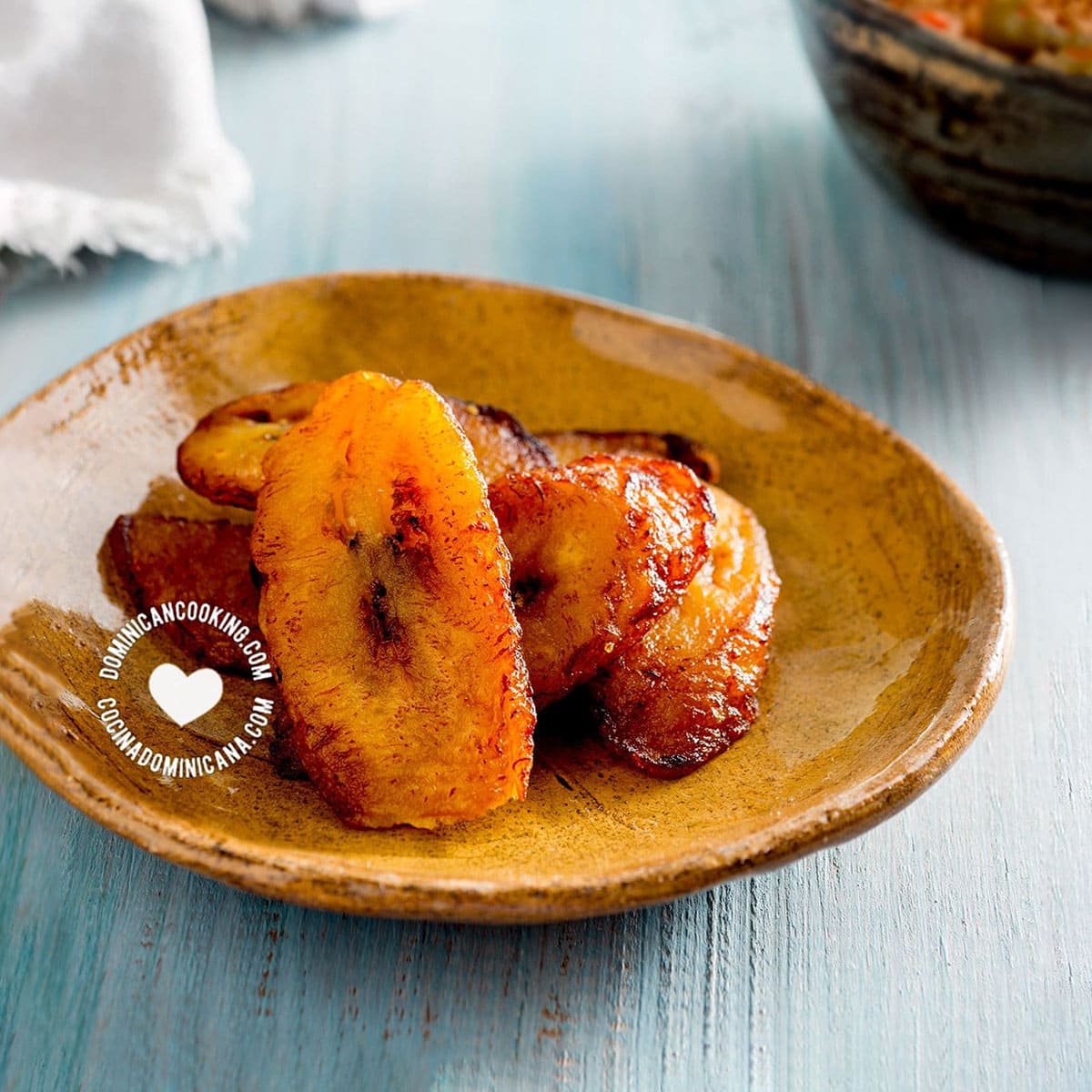 Plátanos maduros fritos.