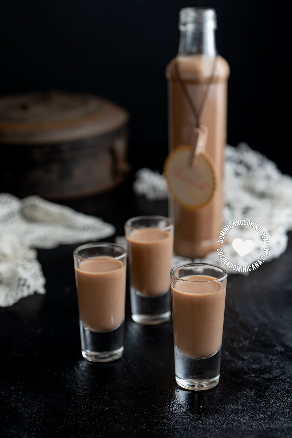 Chocolate eggnog.