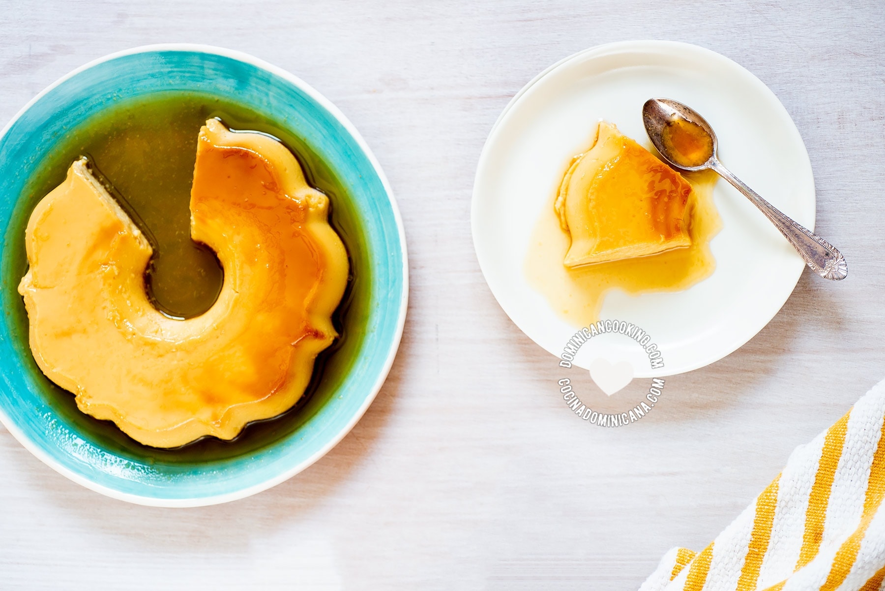 Coffee flan.