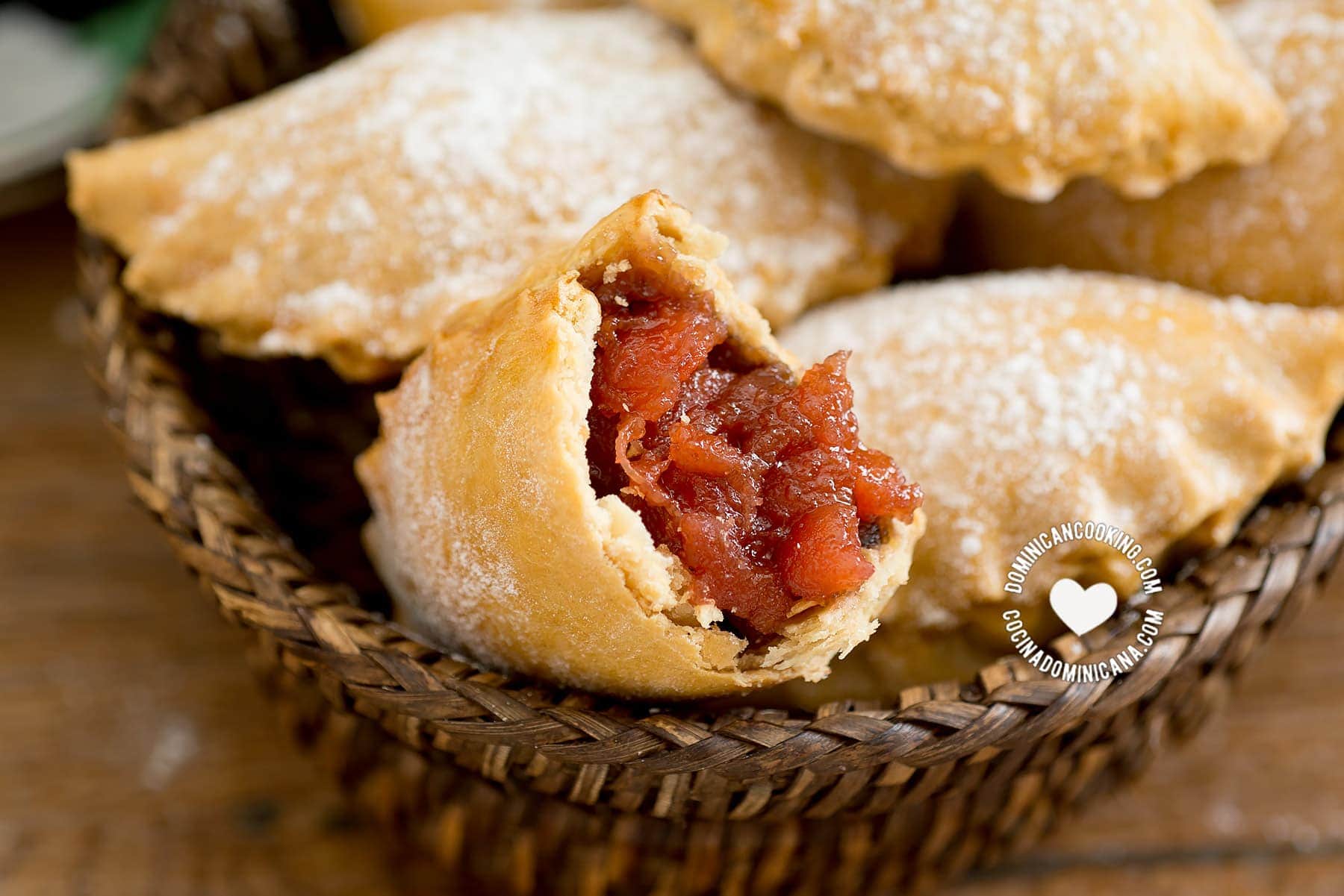 Sweet empanadas.