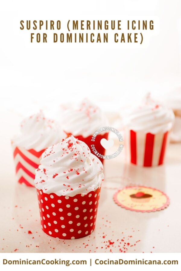 Suspiro (meringue icing for Dominican cake) recipe.