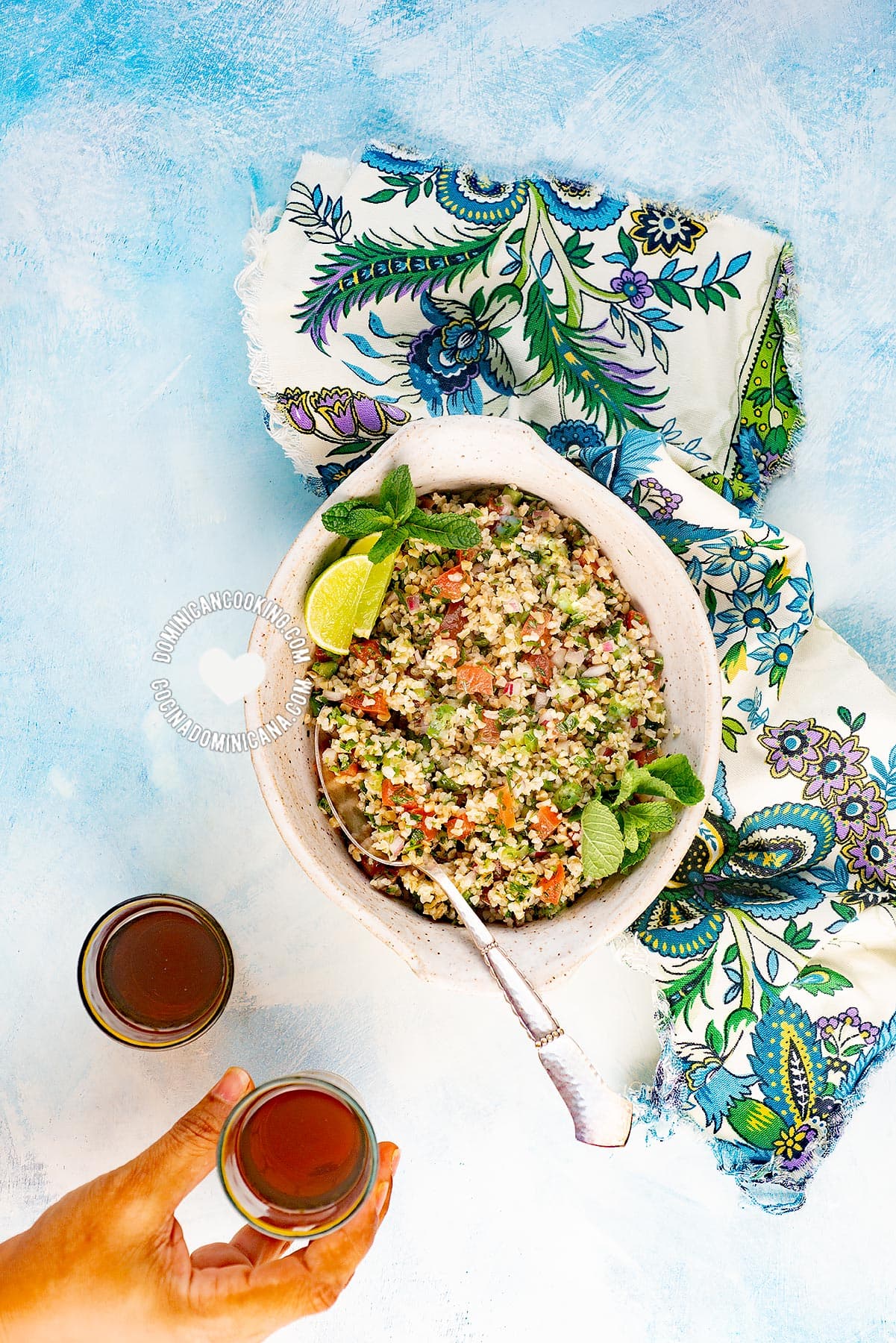 Tipili (Dominican tabbouleh).